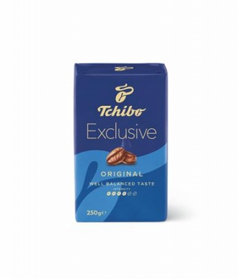 Kávé, pörkölt, őrölt, vákuumos csomagolásban, 250 g, TCHIBO "Exclusive"