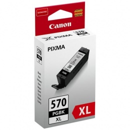 PGI-570BXL Tintapatron Pixma MG5750, 6850, 7750 nyomtatókhoz, CANON, fekete, 22 ml